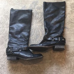 Coach leather knee high riding boots Natale 10